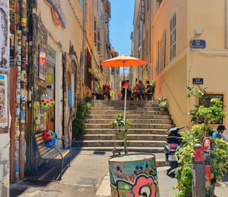 Ferienwohnung Le Boheme Du Panier Marseilles Exterior foto