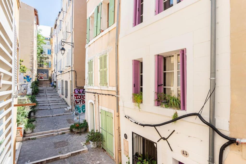 Ferienwohnung Le Boheme Du Panier Marseilles Exterior foto